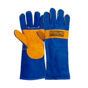 Guante soldador steelpro azul